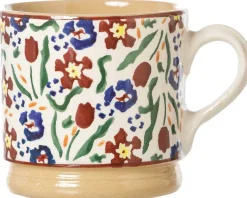 Cheap Medium Heart Plate And Small Mug Wild Flower Meadow Wild Flower Meadow