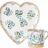 Online Medium Heart Plate And Small Mug Forget Me Not Mother'S Day
