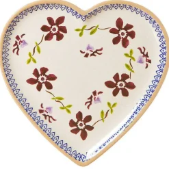 Online Medium Heart Plate Clematis Valentine'S Day