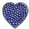 Discount Medium Heart Plate Dark Blue Lawn Mother'S Day