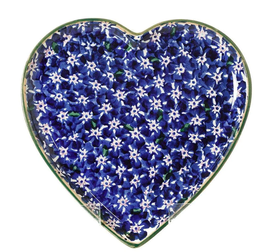 Discount Medium Heart Plate Dark Blue Lawn Mother'S Day