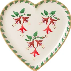 Flash Sale Medium Heart Plate Fuchsia Fuchsia