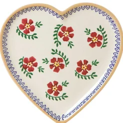 Outlet Medium Heart Plate Old Rose Old Rose