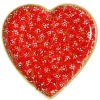 Best Sale Medium Heart Plate Red Lawn Lawn