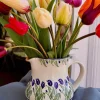 Sale Medium Jug Blue Blooms Blue Blooms