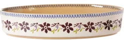 Shop Medium Oval Oven Dish Clematis Food Lover'S Gifts