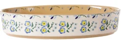 Clearance Medium Oval Oven Dish Forget Me Not Mother'S Day