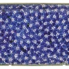 Store Medium Rectangle Dish Lawn Dark Blue Tea Fanatic'S Gifts
