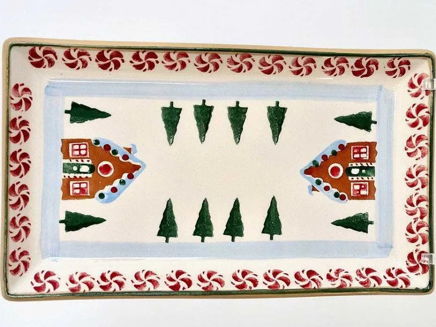 Shop Medium Rectangle Plate Ginger House Tea Fanatic'S Gifts