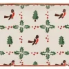 Outlet Medium Rectangle Plate Winter Robin Tea Fanatic'S Gifts