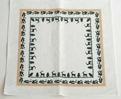 Online Napkin Reindeer Linen Napkins