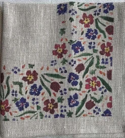 Online Napkin Wild Flower Meadow Linen Hostess Gifts