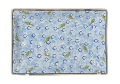 New Nest Of 3 Rectangle Dishes Lawn Light Blue Plates