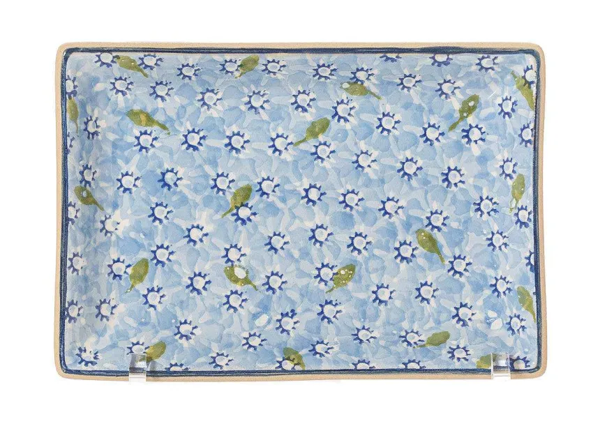 Best Nest Of 3 Rectangle Dishes Lawn Light Blue Corporate Gifts