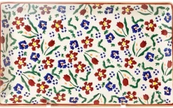 Hot Nest Of 3 Rectangle Dishes Wild Flower Meadow Wild Flower Meadow