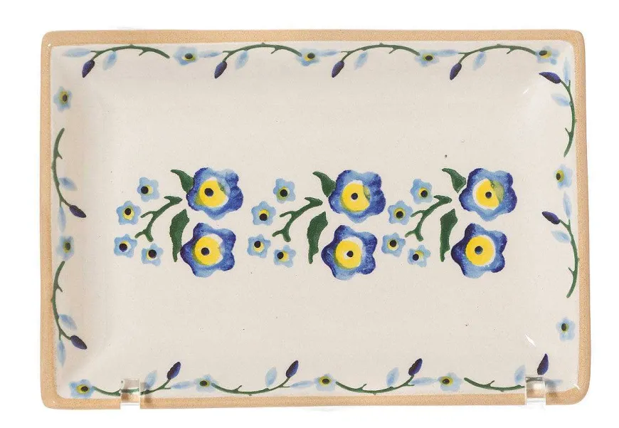 Sale Nest Of 3 Rectangle Dishes Forget Me Not Forget Me Not
