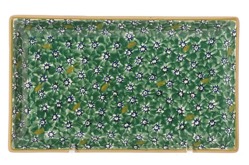 Best Sale Nest Of 3 Rectangle Dishes Lawn Green Gift Sets