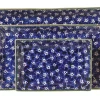 New Nest Of 3 Rectangle Dishes Lawn Dark Blue Lawn