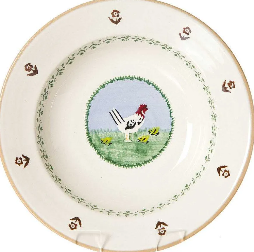 Sale Pasta Bowl Hen Landscapes
