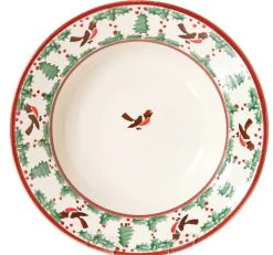 Sale Pasta Bowl Winter Robin Winter Robin