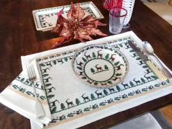 Online Placemat Reindeer Linen Hostess Gifts