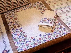 Flash Sale Placemat Wild Flower Meadow Linen House Warming Gifts