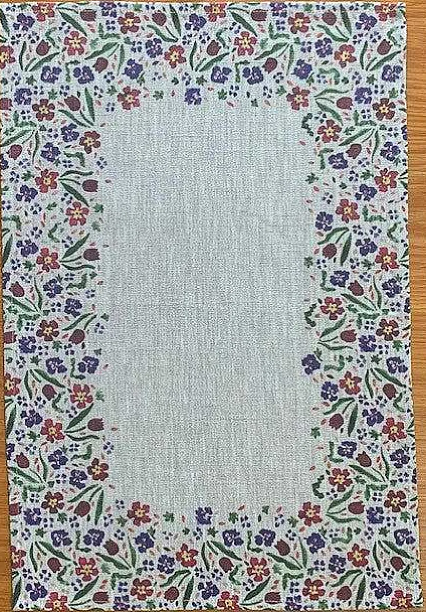 Flash Sale Placemat Wild Flower Meadow Linen House Warming Gifts