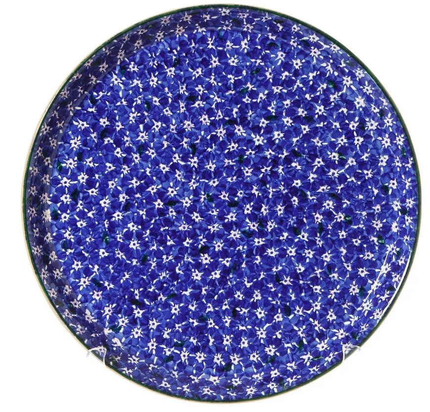 Online Presentation Platter Lawn Dark Blue Serving