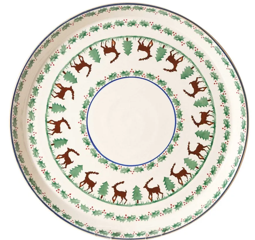 Outlet Presentation Platter Reindeer Serving