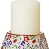Best Sale Reverse Candlestick And Candle Wild Flower Meadow Candlesticks