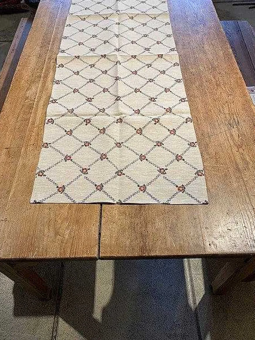 Best Sale Runner Old Rose Linen Old Rose