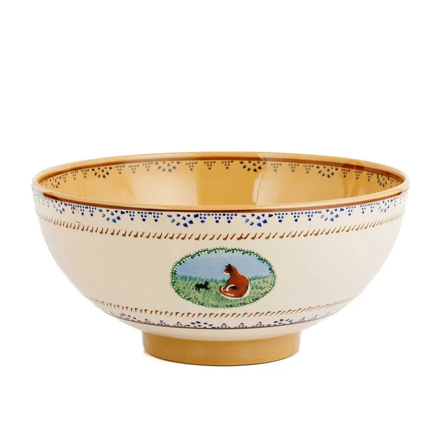 Outlet Salad Bowl Assorted Animals Landscapes