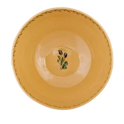 Cheap Salad Bowl Blue Blooms Christmas