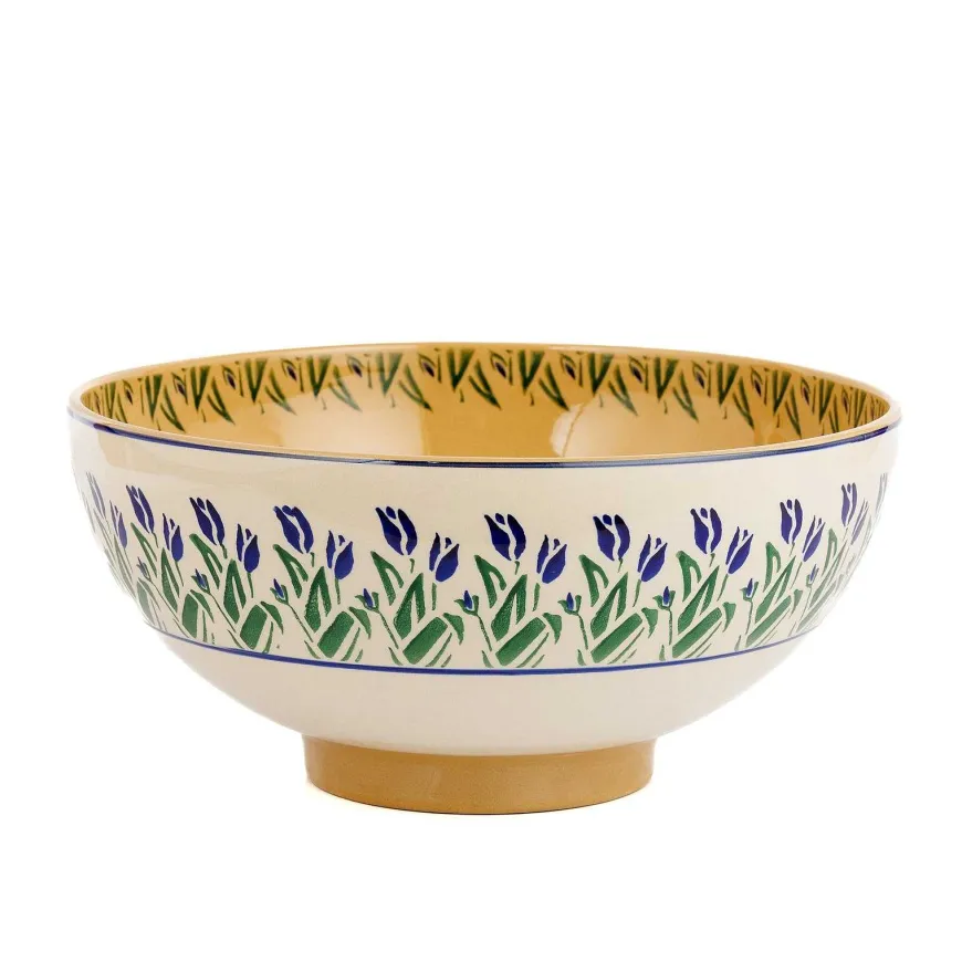 Best Salad Bowl Blue Blooms Bowls