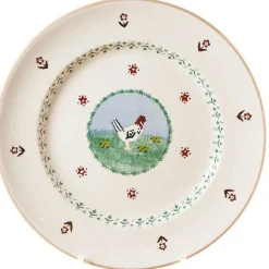 Best Sale Serving Plate Hen Landscapes
