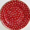 Clearance Serving Plate Red Lawn Easter