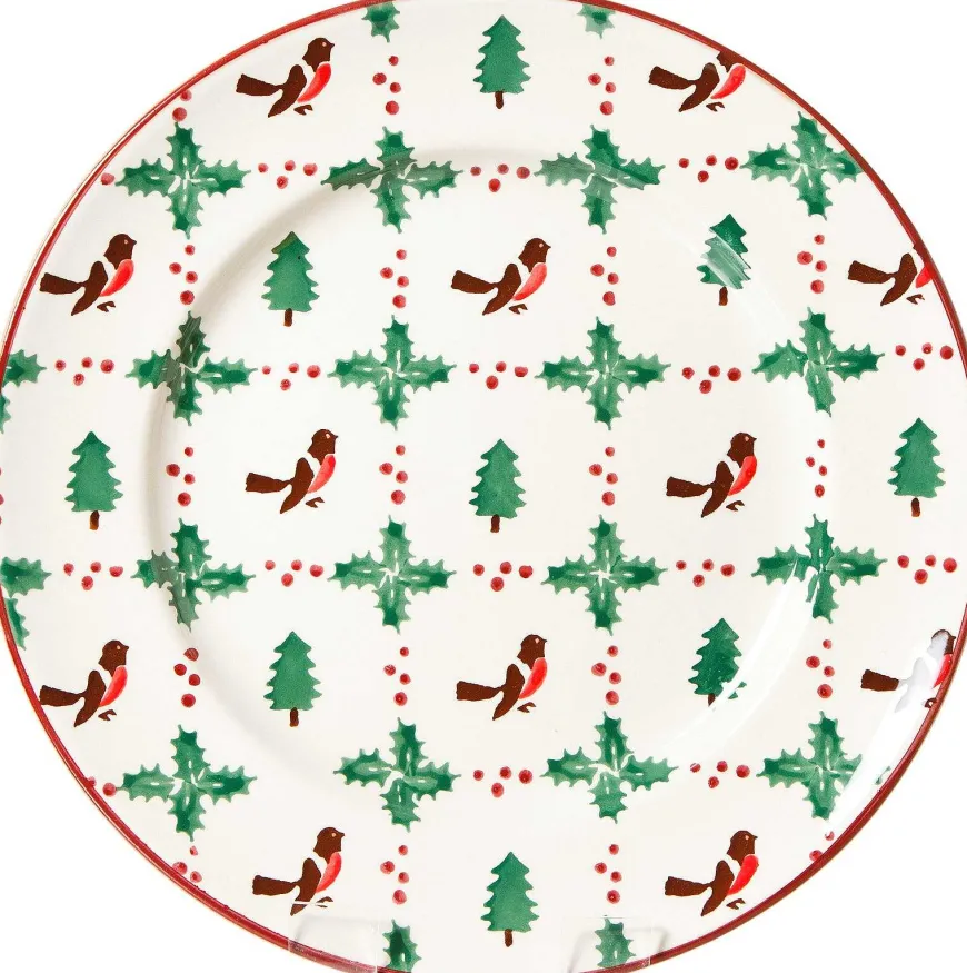 Outlet Serving Plate Winter Robin Winter Robin