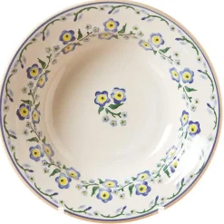 Best Sale Set Of Four Pasta Bowls Forget Me Not Forget Me Not