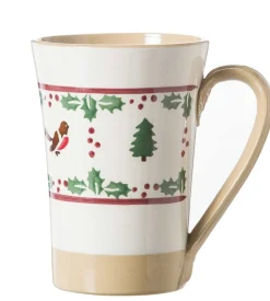 Outlet Set Winter Robin Everyday Plate And Tall Mug Winter Robin