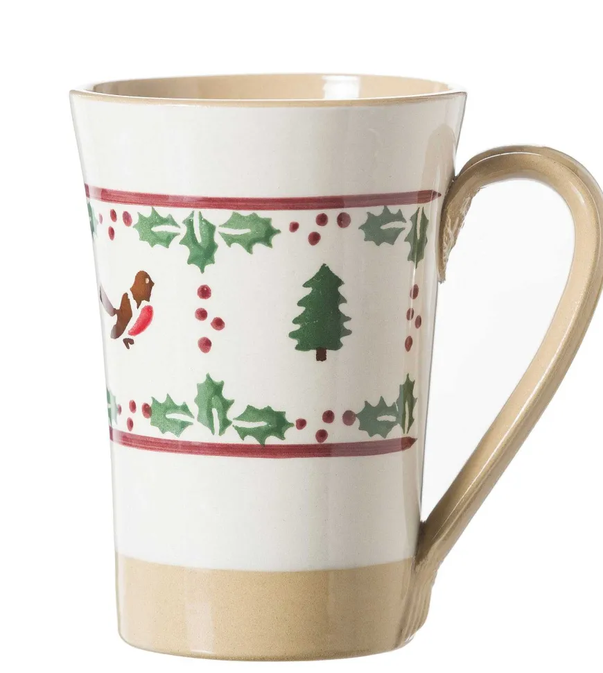 Outlet Set Winter Robin Everyday Plate And Tall Mug Winter Robin