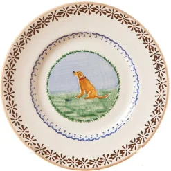 Sale Side Plate Dog Landscapes