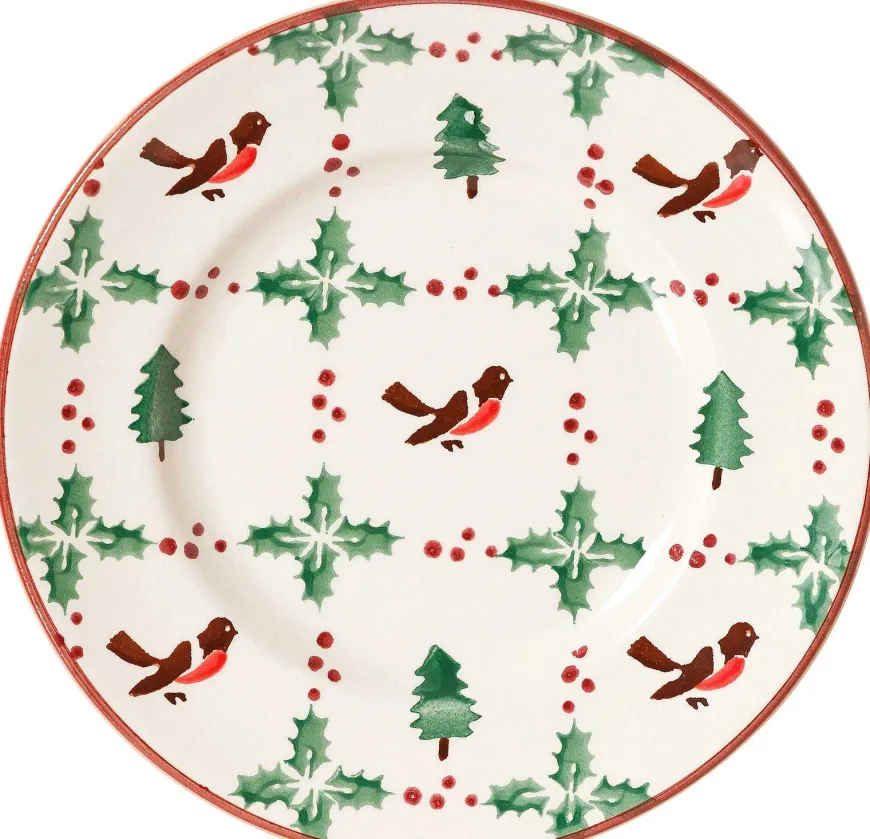 Best Sale Side Plate Winter Robin Plates