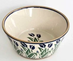 Cheap Small Angled Bowl Blue Blooms Bowls