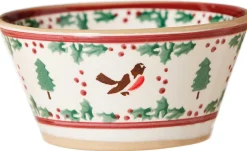 Shop Small Angled Bowl Winter Robin Winter Robin