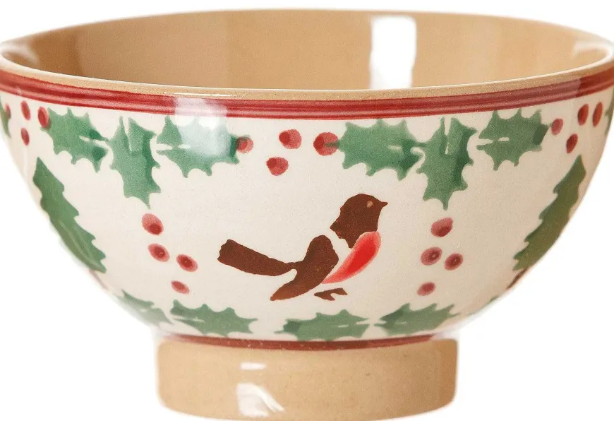 Online Small Bowl Winter Robin Bowls
