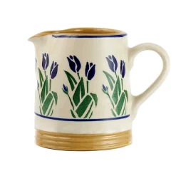 Cheap Small Cylinder Jug Blue Blooms Mother'S Day