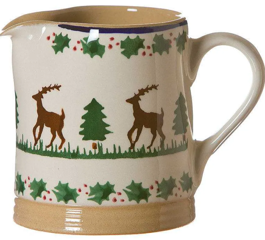 Discount Small Cylinder Jug Reindeer Jugs