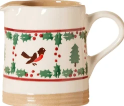 Discount Small Cylinder Jug Winter Robin Jugs