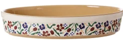 Store Small Oval Oven Dish Wild Flower Meadow Oven Friendly Dishes