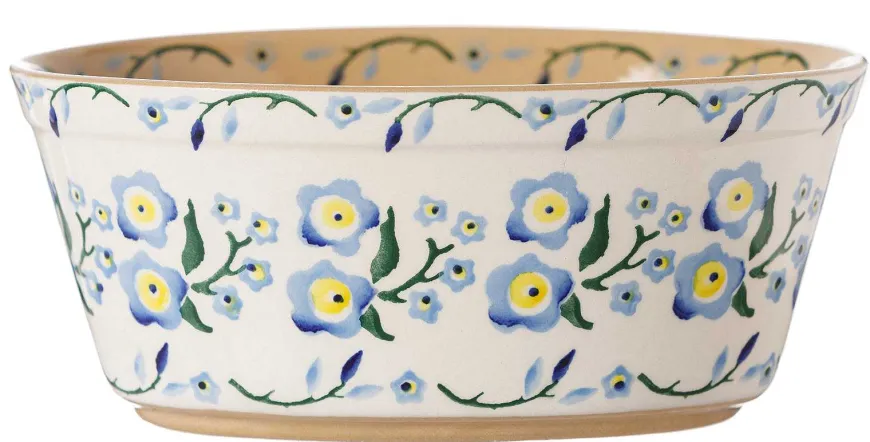 Hot Small Oval Pie Dish Forget Me Not Food Lover'S Gifts